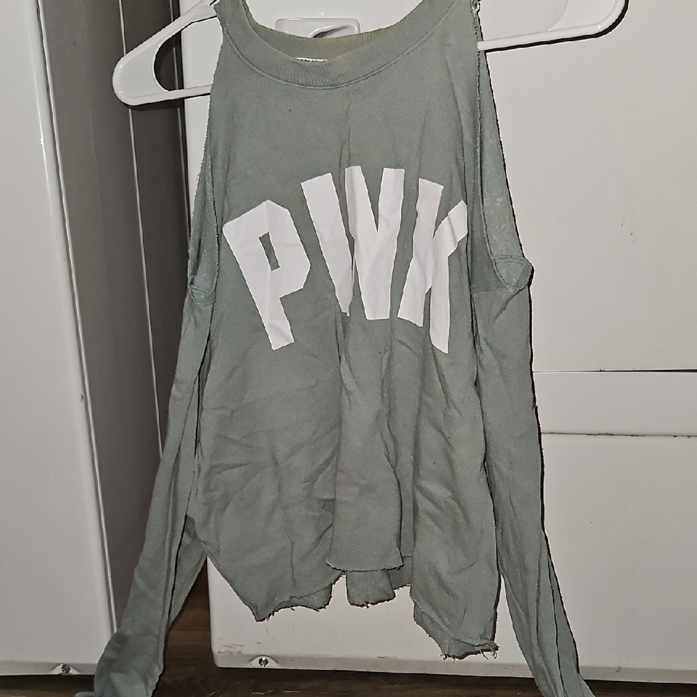 Cold Shoulder Sage Green LARGE
